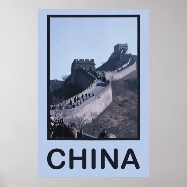 Póster Gran Muralla China (Frente)