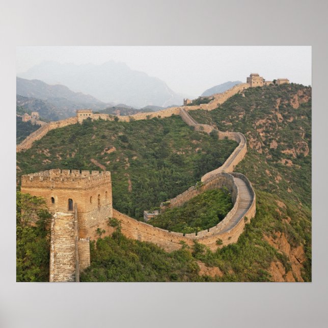 Póster Gran Muralla China en Jinshanling, China, Asia (Frente)