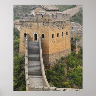 Póster Gran Muralla China en Jinshanling, China, Asia 2