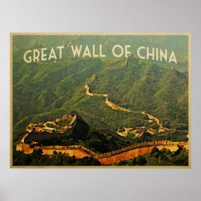 Póster Gran Muralla De China (Frente)