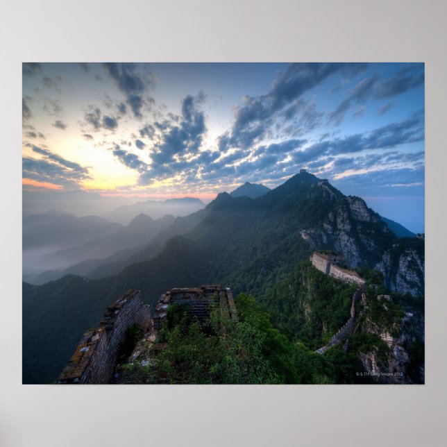 Póster Gran Muralla de China, sección de JianKou no resta (Frente)