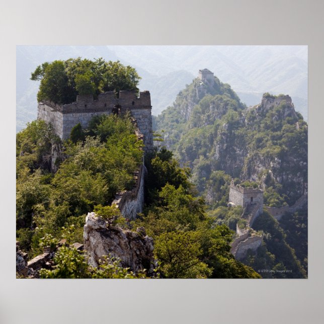 Póster Gran Muralla de China, sección de JianKou no resta (Frente)
