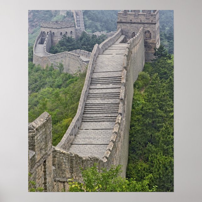 Póster Gran Muralla, Jinshanling, China (Frente)