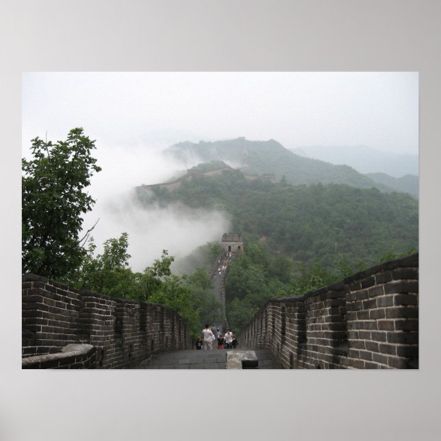 Póster Gran Muralla - Niebla 2 (Frente)
