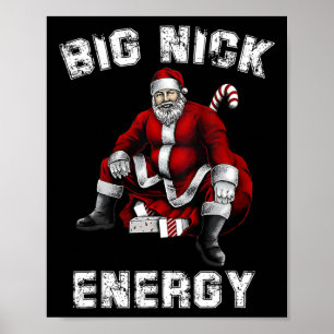 Póster Gran Nick Energy Fun Santa Navidades