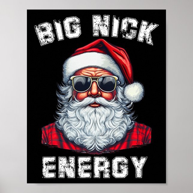 Póster Gran Nick Energy Fun Santa Navidades 4 (Frente)