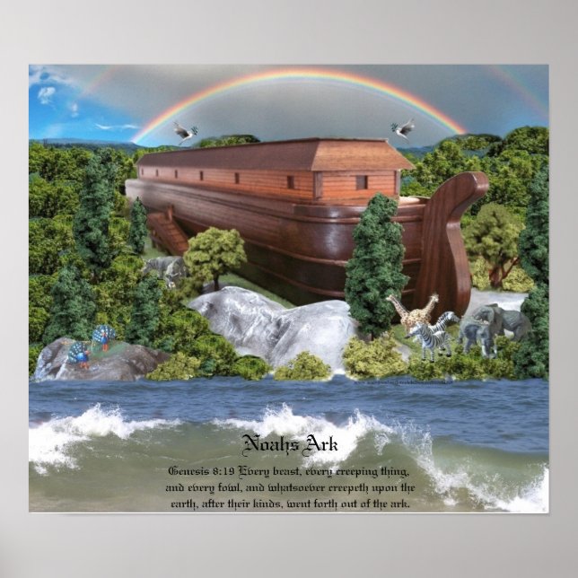 Póster Gran Nohaas Ark Diorama Gloss Canvas imagen (Frente)