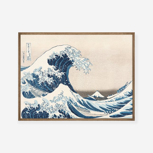 Póster Gran ola de Hokusai contra la pintura de Kanagawa (Subido por el creador)
