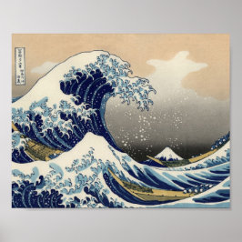 Póster Gran ola del Bella Artes Oriental de Kanagawa