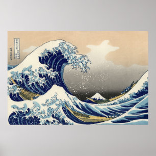 PÓSTER GRAN OLA FRENTE A KANAGAWA