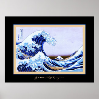 Póster Gran Ola frente a Kanagawa