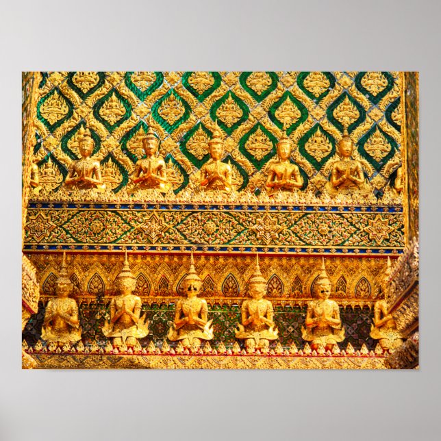Póster Gran Palacio De Bangkok, Tailandia (Frente)
