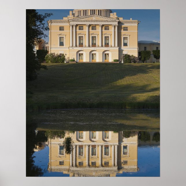 Póster Gran Palacio del Zar Pablo I, exterior (Frente)
