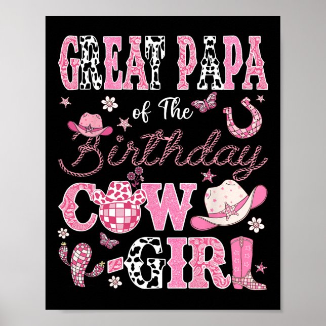 Póster Gran Papa De La Noche De Cumpleaños Rodeo Occident (Frente)