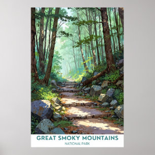 Póster Gran Parque Nacional de Montañas Smoky