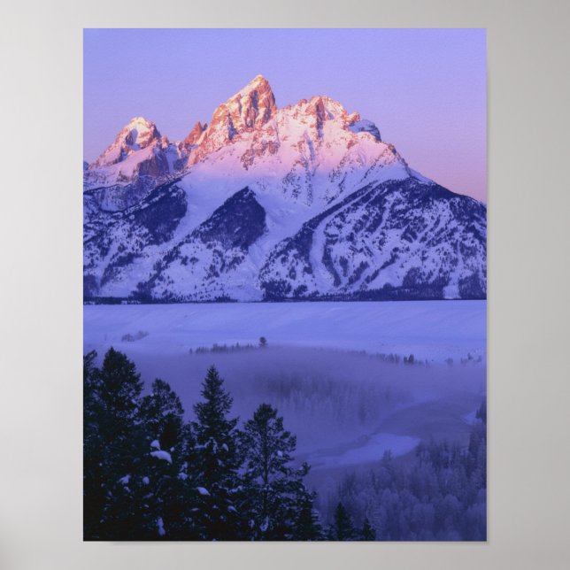Póster GRAN PARQUE NACIONAL DE TETON, WYOMING. EE.UU. Nie (Frente)