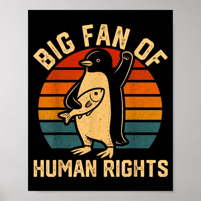 Póster Gran partidario de los derechos humanos: igualdad  (Frente)