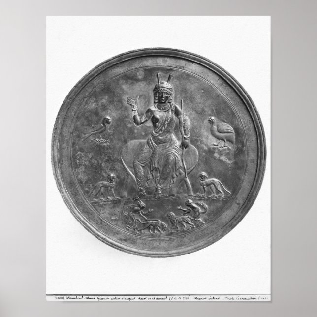 Póster Gran pátina que representa a una diosa (Frente)