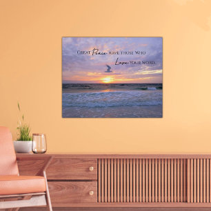 Póster Gran Paz Atardecer Pastel