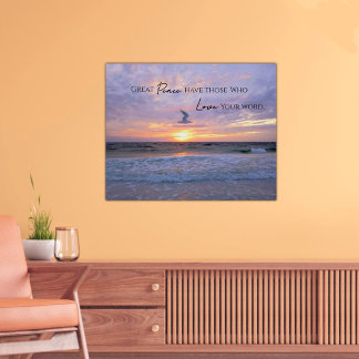 Póster Gran Paz Atardecer Pastel