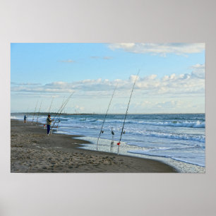 Póster Gran Perón Azul Patrulla Playa Cabo Canaveral