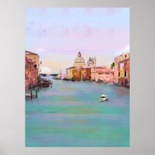 Póster Gran pintura de Venecia