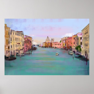 Póster Gran pintura de Venecia