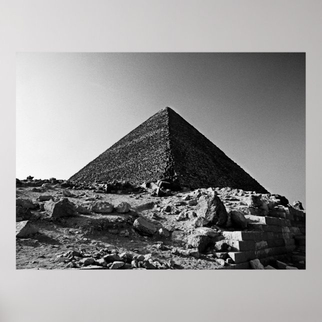 Póster Gran Pirámide de Giza Jufu (Frente)