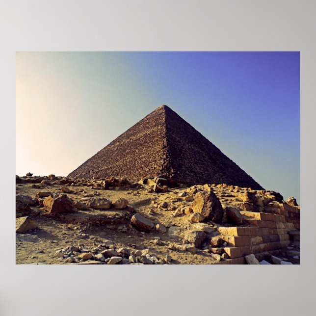Póster Gran Pirámide de Giza Jufu (Frente)