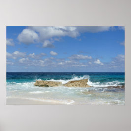 Póster Gran Playa de Guana Cay, Bahamas