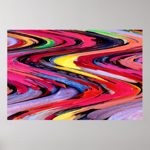 Póster Gran Poster 24 x 36 en colores apagados - Baile ot