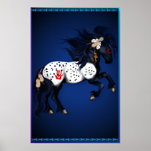 Póster Gran Poster de Appaloosa War Pony
