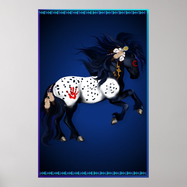Póster Gran Poster de Appaloosa War Pony (Frente)