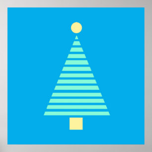 Póster Gran poster de árbol de Navidad