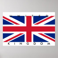 Gran Poster de Bandera del Reino Unido