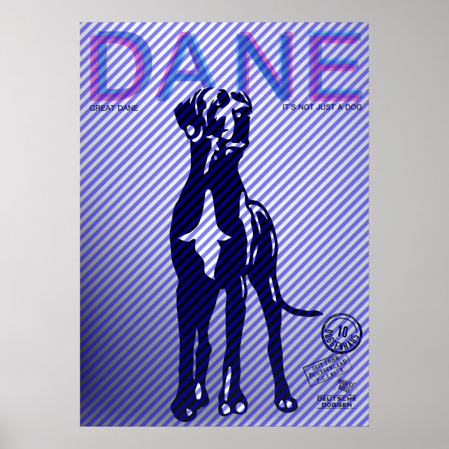 Póster Gran Poster de Dane (Frente)
