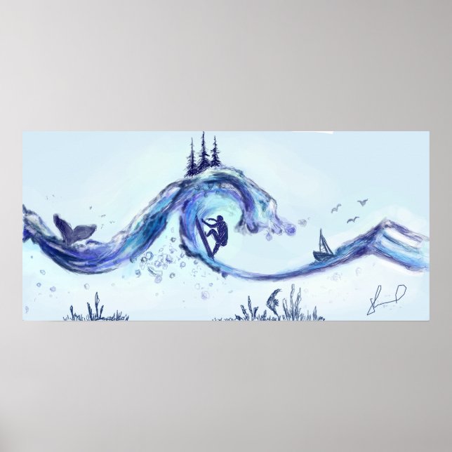 Póster Gran Poster de graffiti (Frente)