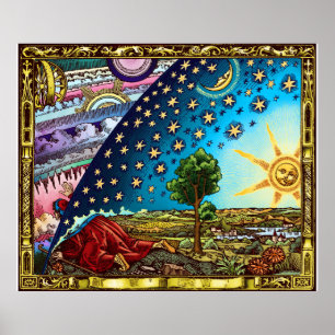Póster Gran Poster de la cúpula de Flammarion