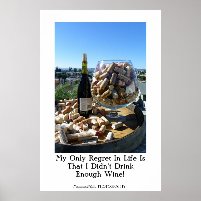 Póster ¡Gran Poster de los amantes del vino! (Frente)