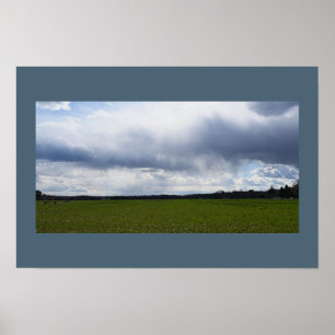 Póster Gran Poster de paisajes en la nube