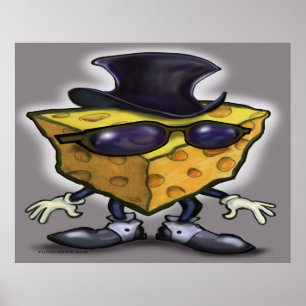Póster Gran Poster de queso