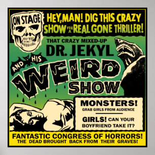 Póster Gran Poster de Spook Show - Dr. Jekyl