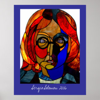 Póster Gran Poster de vidrio con manchas por Sergio Solom