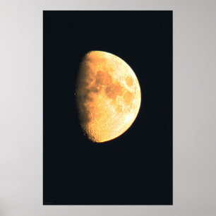 Póster Gran Poster de wapcn de la luna vieja