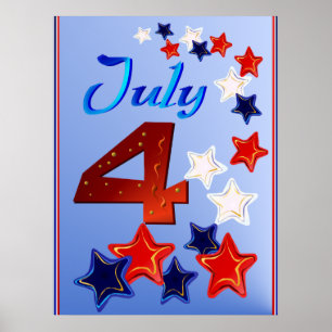 Póster Gran Poster del 4 de julio