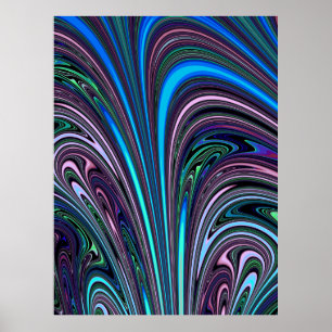 Póster Gran Poster Fractal 10/19