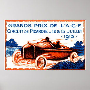 Póster Gran Premio de 1913