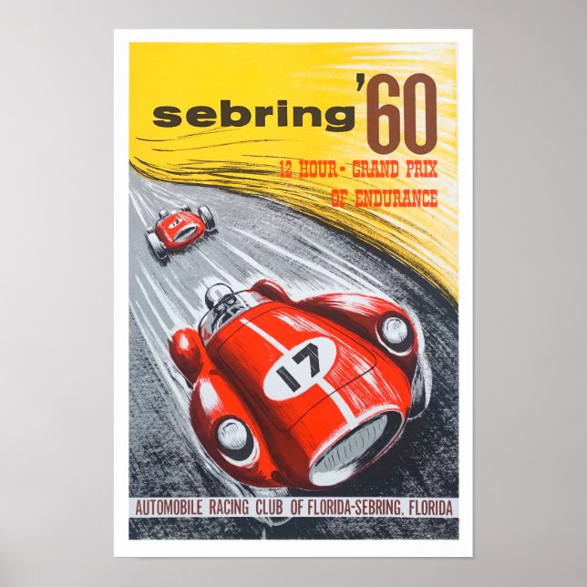Póster Gran Premio de 1960 (Frente)