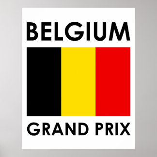 Póster Gran Premio de Bélgica