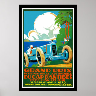 Póster Gran Premio de Cabo de Antibes